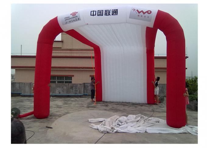 Tienda de campaña inflable blanca/azul material inflable del PVC de la tienda del acontecimiento de 10mL X de 10mW x de 6mH