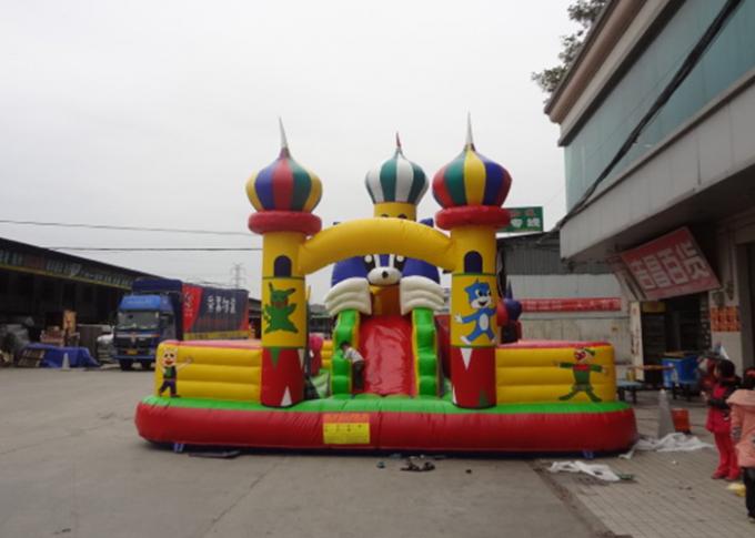 Parque de atracciones inflable de la lona grande del PVC EN71 para saltar