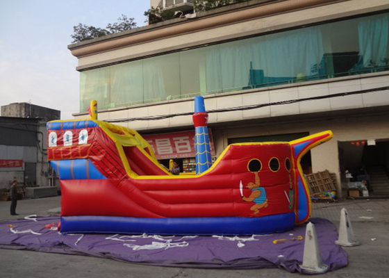 China Cree la diapositiva inflable comercial del barco pirata para requisitos particulares para el niño proveedor
