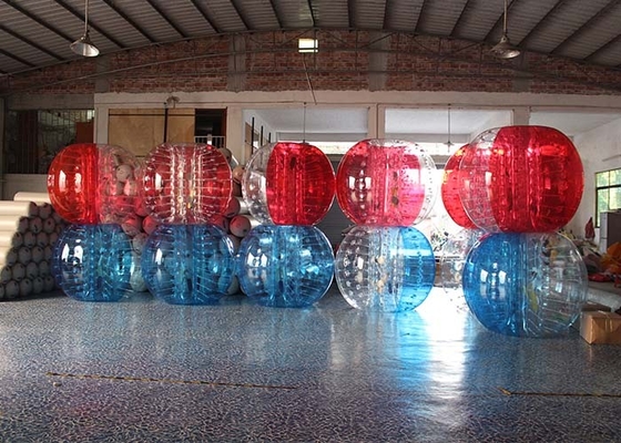 China Juegos inflables azules de los deportes, bola inflable de 60kg Zorb para Grassplot/la nieve proveedor