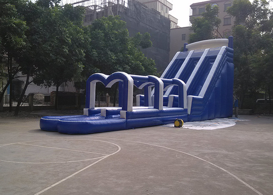 China Parque inflable impermeable divertido del agua de la diapositiva del resbalón N del PVC para los niños y los adultos proveedor