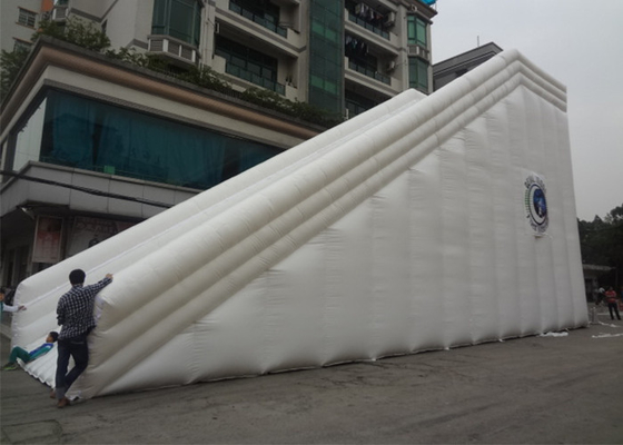 China El carril comercial del doble del vinilo del PVC embroma la diapositiva inflable grande para los niños y los adultos proveedor