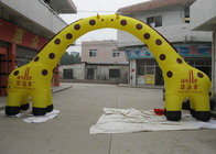 Amarillee el arco inflable del PVC Airblown de 0,55 milímetros, aduana de la arcada de la entrada de la jirafa