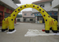 Amarillee el arco inflable del PVC Airblown de 0,55 milímetros, aduana de la arcada de la entrada de la jirafa proveedor