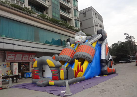 China Diapositiva inflable comercial maravillosa, diapositiva estupenda inflable de Roberto 12L X 6W x 7H fábrica