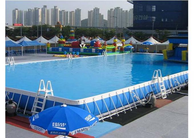 parque flotante inflable de costura doble/cuádruple de los 40*30m del agua para los niños y los adultos