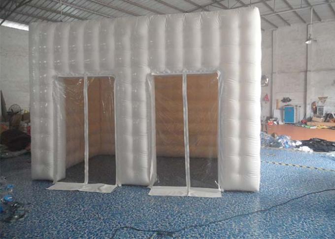 Modelo inflable de 0.55m m de la lona al aire libre del PVC, pantalla de cine inflable por familia/tiempo del partido