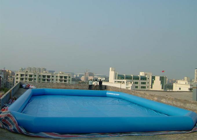 Pequeña lona profunda inflable durable del PVC de la piscina 0.9m m fácil limpiar