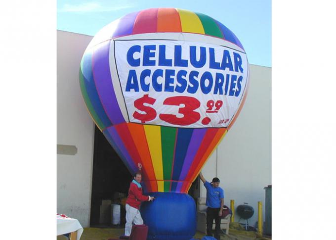 Globo inflable gigante del helio de la lona durable del PVC para el partido