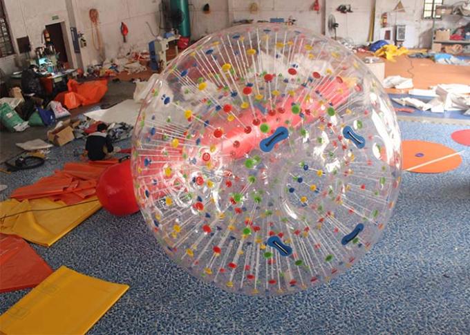 balón de fútbol de la burbuja comercial del PVC/de TPU del 1.5m/del 1.8m con resistencia del impermeable/de fuego