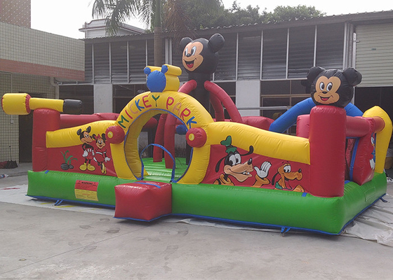 China Patio inflable del parque de Mickey, castillos animosos inflables para los adultos proveedor