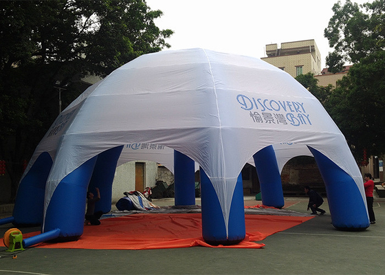 China tienda inflable gigante a prueba de agua de la bóveda del diámetro de los 8m, tienda inflable impresa del logotipo para hacer publicidad proveedor