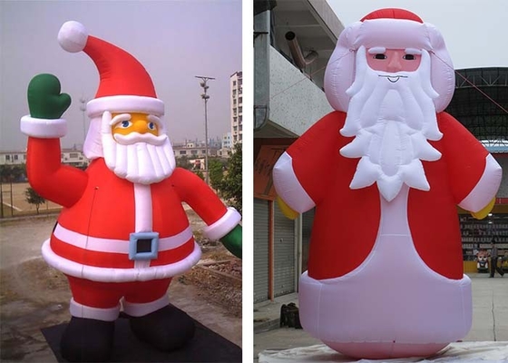China La Navidad de moda Papá Noel inflable de la tela de Oxford para la decoración proveedor