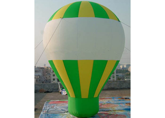 China tela de 0.45m m Oxford forma modelo inflable del impulso verde/del amarillo para la promoción proveedor