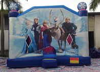 Diapositiva congelada grande del interior de la casa de princesa Happy Hop Inflatable Bounce