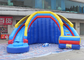 Tobogán acuático inflable de la torsión del arco iris del patio trasero para los niños y los adultos proveedor