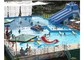 El patio flotante emocionante rojo/azul del agua, aguamarina inflable gigante del PVC de 0.9m m parquea para casarse proveedor