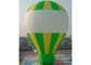 China tela de 0.45m m Oxford forma modelo inflable del impulso verde/del amarillo para la promoción exportador