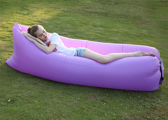 Saco de dormir inflable de poliéster para una sola persona proveedor