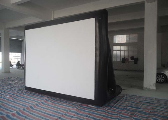 China Modelo inflable de 0.55m m de la lona al aire libre del PVC, pantalla de cine inflable por familia/tiempo del partido fábrica